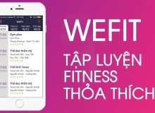 WeFit - ứng dụng kết nối phòng tập gym Hà Nội và TPHCM