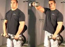 Nâng tạ đơn từng tay tập vai - Alternating Front Dumbbell Raise