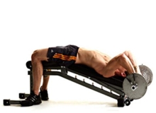 Nằm duỗi tay sau đầu dùng thanh E-Z - Lying E-Z Bar Triceps Extension Behind The Head