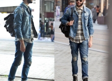 Jeans rách – Bụi bặm, cá tính cho các chàng